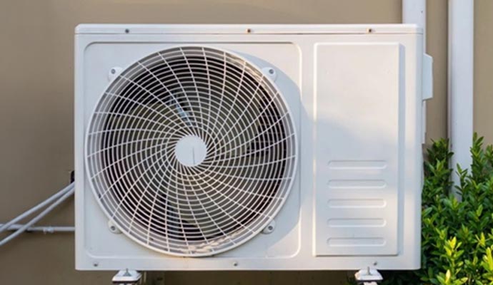 Installed AC in outdoor