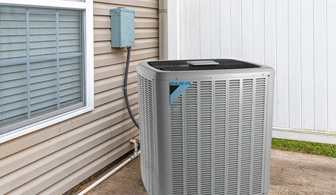 Installed Daikin AC