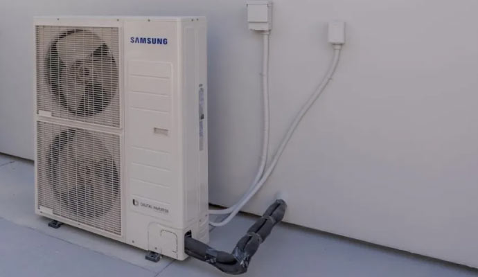 Installed Samsung HVAC system